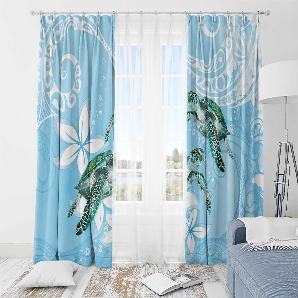 Polynesia Valentine's Day Window Curtain SeaTurtle Couple Polynesian - Fairy Sparkles Color LT14 - Polynesian Pride