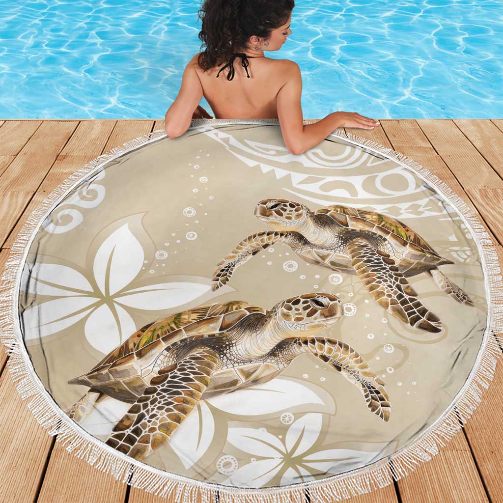 Happy Valentine's Day Polynesia Beach Blanket SeaTurtle Couple Polynesian - Pollinate Color LT14 - Polynesian Pride