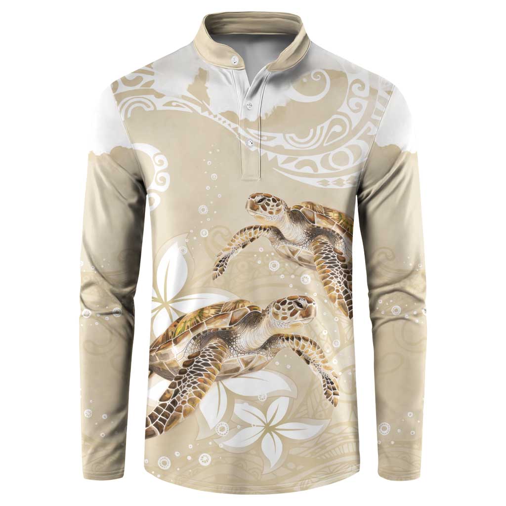 Happy Valentine's Day Polynesia Button Sweatshirt SeaTurtle Couple Polynesian - Pollinate Color LT14 Beige - Polynesian Pride