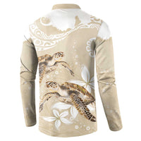Happy Valentine's Day Polynesia Button Sweatshirt SeaTurtle Couple Polynesian - Pollinate Color LT14 - Polynesian Pride