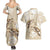 Happy Valentine's Day Polynesia Couples Matching Summer Maxi Dress and Hawaiian Shirt SeaTurtle Couple Polynesian - Pollinate Color
