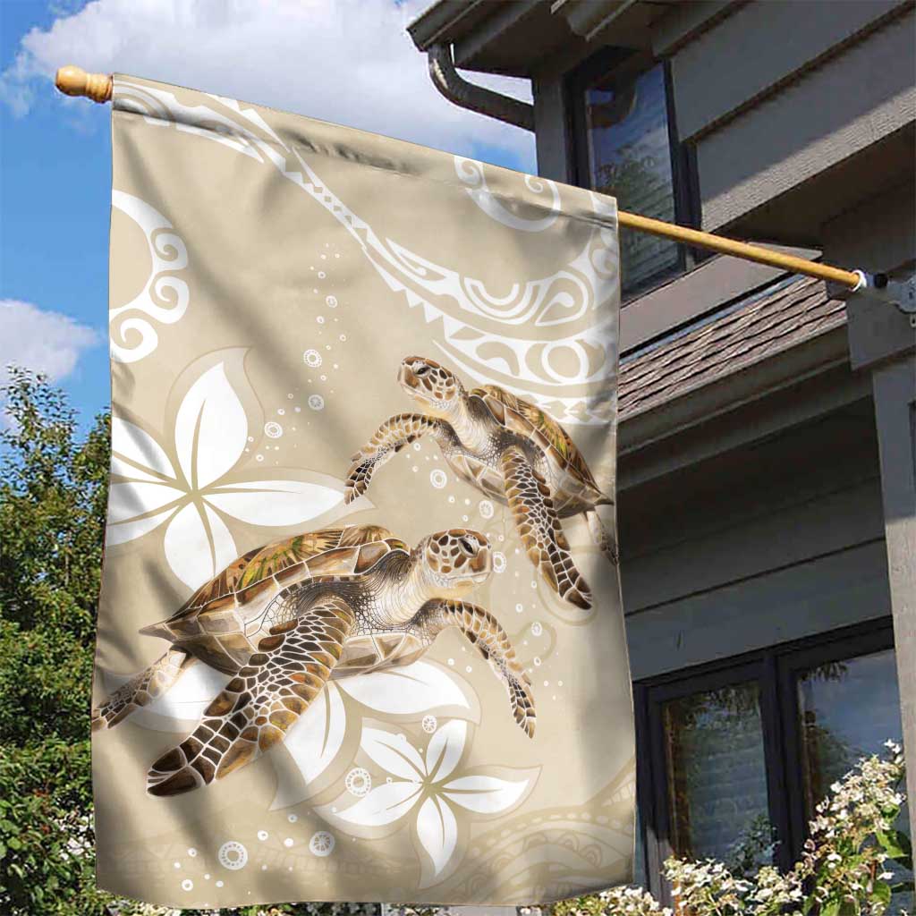 Happy Valentine's Day Polynesia Garden Flag SeaTurtle Couple Polynesian - Pollinate Color LT14 - Polynesian Pride