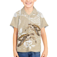 Happy Valentine's Day Polynesia Hawaiian Shirt SeaTurtle Couple Polynesian - Pollinate Color