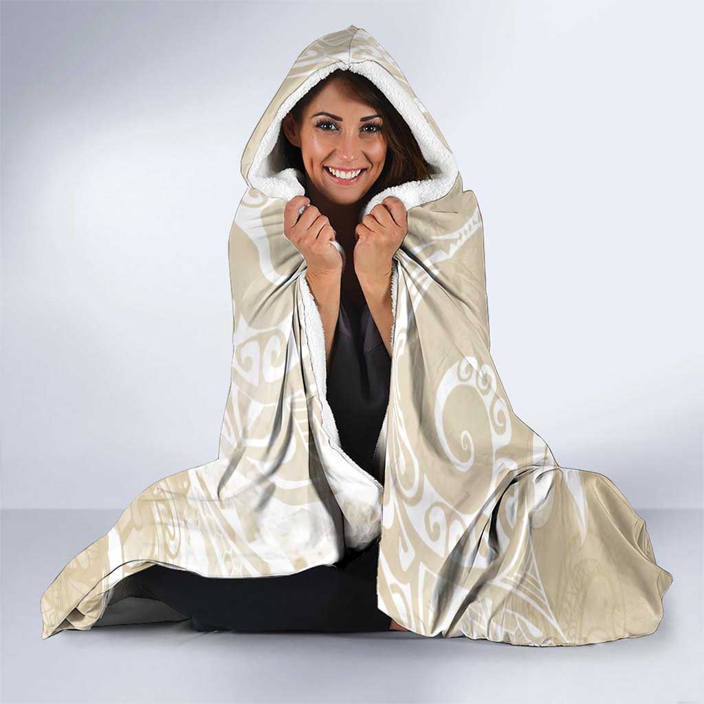 Happy Valentine's Day Polynesia Hooded Blanket SeaTurtle Couple Polynesian - Pollinate Color LT14 - Polynesian Pride