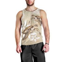Happy Valentine's Day Polynesia Men Tank Top SeaTurtle Couple Polynesian - Pollinate Color LT14 - Polynesian Pride