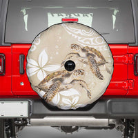 Happy Valentine's Day Polynesia Spare Tire Cover SeaTurtle Couple Polynesian - Pollinate Color LT14 - Polynesian Pride