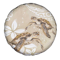 Happy Valentine's Day Polynesia Spare Tire Cover SeaTurtle Couple Polynesian - Pollinate Color LT14 - Polynesian Pride