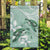 Happy Valentine's Day Polynesia Garden Flag SeaTurtle Couple Polynesian - Green Lester Color