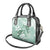 Happy Valentine's Day Polynesia Shoulder Handbag SeaTurtle Couple Polynesian - Green Lester Color