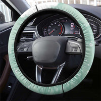 Happy Valentine's Day Polynesia Steering Wheel Cover SeaTurtle Couple Polynesian - Green Lester Color LT14 - Polynesian Pride