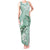 Happy Valentine's Day Polynesia Tank Maxi Dress SeaTurtle Couple Polynesian - Green Lester Color