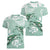 Happy Valentine's Day Polynesia Women V-Neck T-Shirt SeaTurtle Couple Polynesian - Green Lester Color