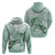 Happy Valentine's Day Polynesia Zip Hoodie SeaTurtle Couple Polynesian - Green Lester Color