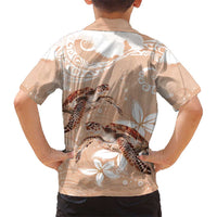 Happy Valentine's Day Polynesia Hawaiian Shirt SeaTurtle Couple Polynesian - Desert Sand Color LT14 - Polynesian Pride