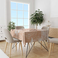 Happy Valentine's Day Polynesia Tablecloth SeaTurtle Couple Polynesian - Desert Sand Color LT14 - Polynesian Pride