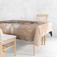 Happy Valentine's Day Polynesia Tablecloth SeaTurtle Couple Polynesian - Desert Sand Color LT14 - Polynesian Pride