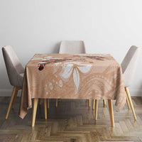 Happy Valentine's Day Polynesia Tablecloth SeaTurtle Couple Polynesian - Desert Sand Color LT14 - Polynesian Pride