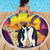 Hawaii Penguin Couple Beach Blanket You Are My Valentine - Tropical Sunset Vibes