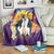 Hawaii Penguin Couple Blanket You Are My Valentine - Tropical Sunset Vibes