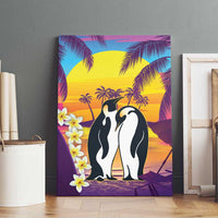 Hawaii Penguin Couple Canvas Wall Art You Are My Valentine - Tropical Sunset Vibes LT14 - Polynesian Pride