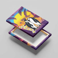 Hawaii Penguin Couple Canvas Wall Art You Are My Valentine - Tropical Sunset Vibes LT14 - Polynesian Pride