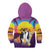 Hawaii Penguin Couple Kid Hoodie You Are My Valentine - Tropical Sunset Vibes