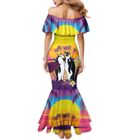 Hawaii Penguin Couple Mermaid Dress You Are My Valentine - Tropical Sunset Vibes