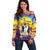 Hawaii Penguin Couple Off Shoulder Sweater You Are My Valentine - Tropical Sunset Vibes