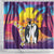 Hawaii Penguin Couple Shower Curtain You Are My Valentine - Tropical Sunset Vibes