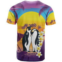 Hawaii Penguin Couple T Shirt You Are My Valentine - Tropical Sunset Vibes