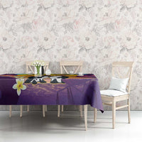 Hawaii Penguin Couple Tablecloth You Are My Valentine - Tropical Sunset Vibes LT14 - Polynesian Pride