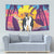 Hawaii Penguin Couple Tapestry You Are My Valentine - Tropical Sunset Vibes