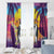 Hawaii Penguin Couple Window Curtain You Are My Valentine - Tropical Sunset Vibes