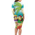 Hawaii Penguin Couple Family Matching Long Sleeve Bodycon Dress and Hawaiian Shirt Hawaiian Kakau - Tropical Summer Vibes