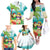 Hawaii Penguin Couple Family Matching Off The Shoulder Long Sleeve Dress and Hawaiian Shirt Hawaiian Kakau - Tropical Summer Vibes