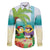 Hawaii Penguin Couple Family Matching Off The Shoulder Long Sleeve Dress and Hawaiian Shirt Hawaiian Kakau - Tropical Summer Vibes