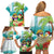 Hawaii Penguin Couple Family Matching Off Shoulder Short Dress and Hawaiian Shirt Hawaiian Kakau - Tropical Summer Vibes