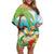 Hawaii Penguin Couple Family Matching Off Shoulder Short Dress and Hawaiian Shirt Hawaiian Kakau - Tropical Summer Vibes