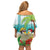 Hawaii Penguin Couple Family Matching Off Shoulder Short Dress and Hawaiian Shirt Hawaiian Kakau - Tropical Summer Vibes