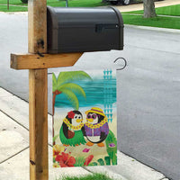 Hawaii Penguin Couple Garden Flag Hawaiian Kakau - Tropical Summer Vibes LT14 - Polynesian Pride