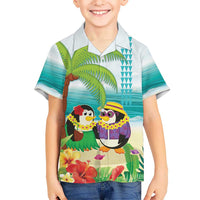 Hawaii Penguin Couple Hawaiian Shirt Hawaiian Kakau - Tropical Summer Vibes LT14 - Polynesian Pride