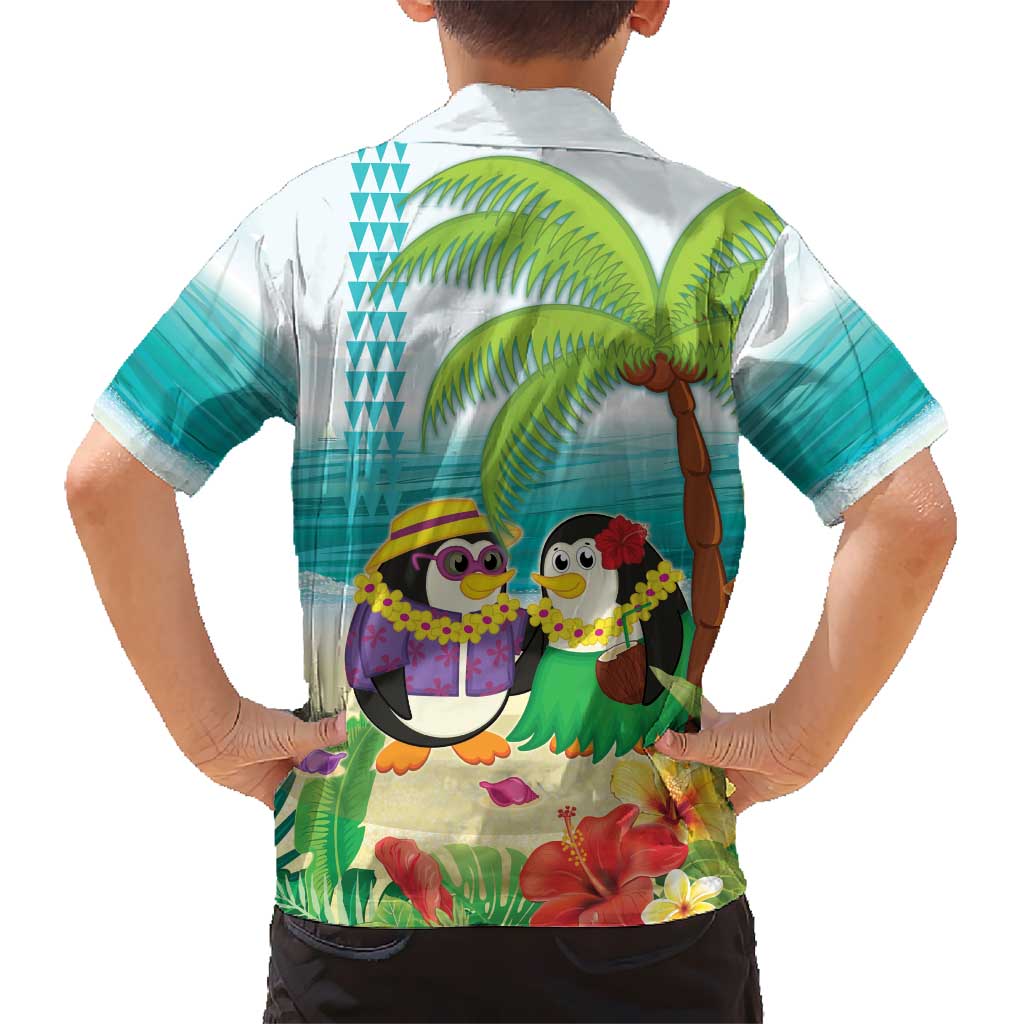 Hawaii Penguin Couple Hawaiian Shirt Hawaiian Kakau - Tropical Summer Vibes LT14 - Polynesian Pride