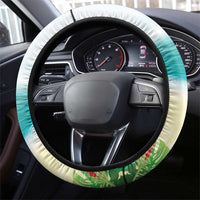Hawaii Penguin Couple Steering Wheel Cover Hawaiian Kakau - Tropical Summer Vibes LT14 - Polynesian Pride
