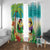 Hawaii Penguin Couple Window Curtain Hawaiian Kakau - Tropical Summer Vibes