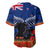 New Zealand ANZAC Day Baseball Jersey 25 April Last Post Camouflage With Poppies LT14 - Polynesian Pride