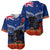 New Zealand ANZAC Day Baseball Jersey 25 April Last Post Camouflage With Poppies LT14 - Polynesian Pride