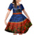 New Zealand ANZAC Day Kid Short Sleeve Dress 25 April Last Post Camouflage With Poppies LT14 KID Blue - Polynesian Pride