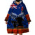 New Zealand ANZAC Day Wearable Blanket Hoodie 25 April Last Post Camouflage With Poppies LT14 - Polynesian Pride