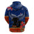 New Zealand ANZAC Day Zip Hoodie 25 April Last Post Camouflage With Poppies LT14 - Polynesian Pride