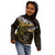 New Zealand Matariki Kid Hoodie Maori New Year Silver Fern And Lizard - Gold